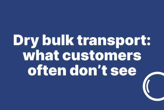 Dry bulk transport: what customers often don’t see?