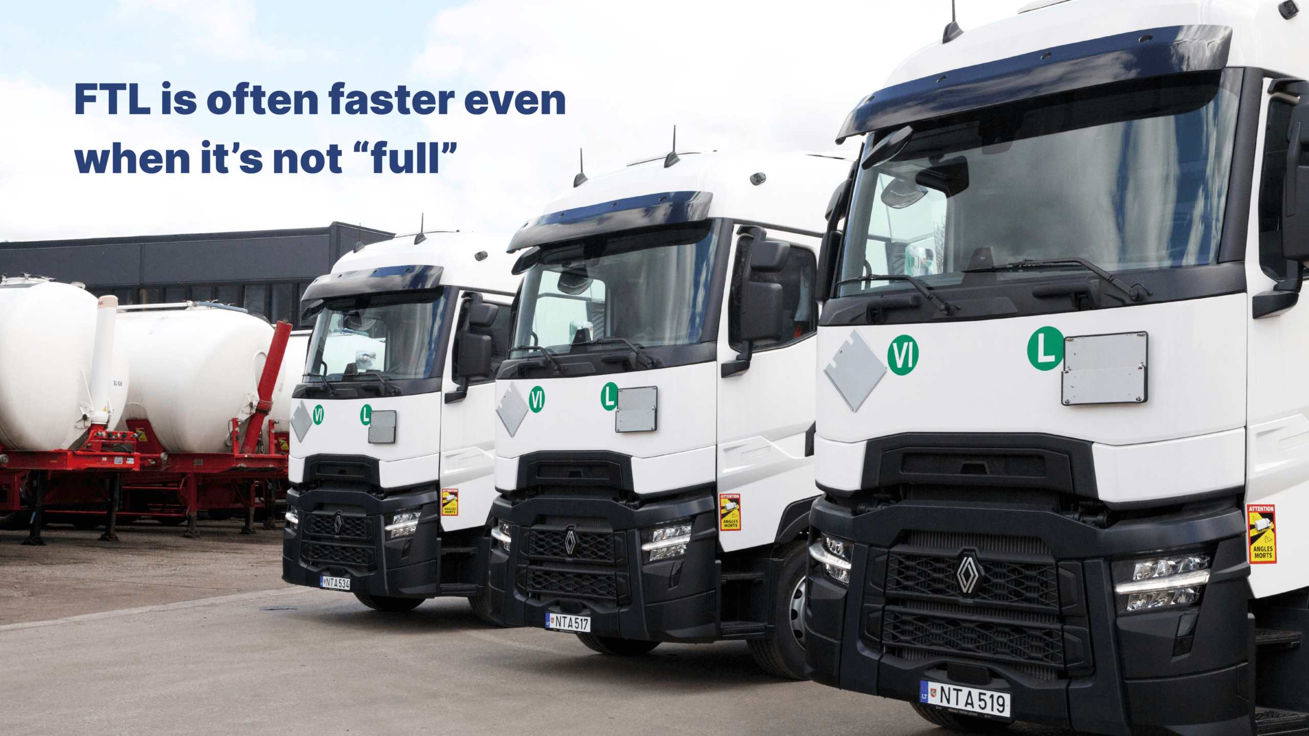 Specialized in Full Truck Load (FTL) Transport and cargo delivery across the EU.